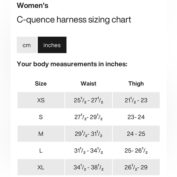 NWT Arc'teryx C-QUENCE HARNESS WOMEN'S L - Picture 16 of 16